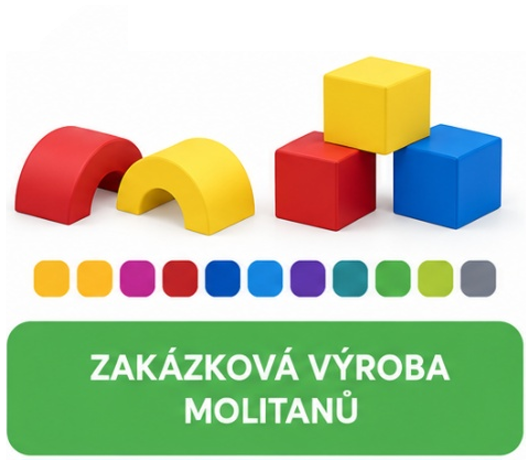 Zakázková výroba molitanů
