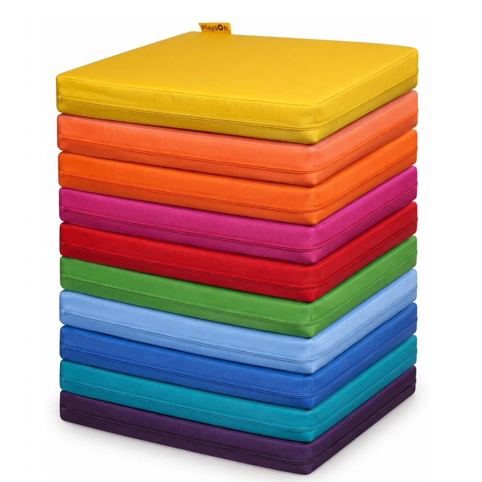 PODSEDÁKY PlaySoft PREMIUM čtverec (35x35x6 cm) 10 ks