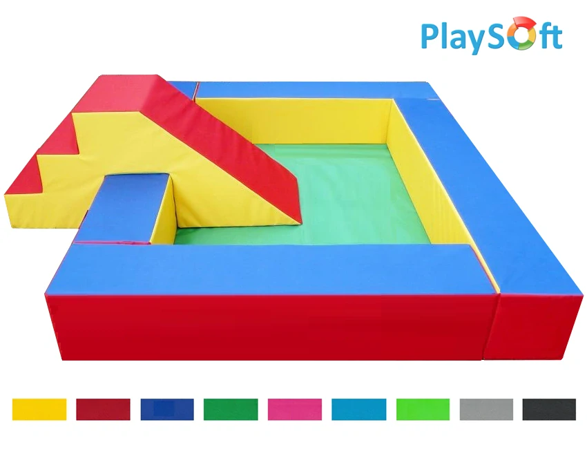 Molitanový bazén se skluzem PlaySoft 210x180 cm + DOPRAVA ZDARMA