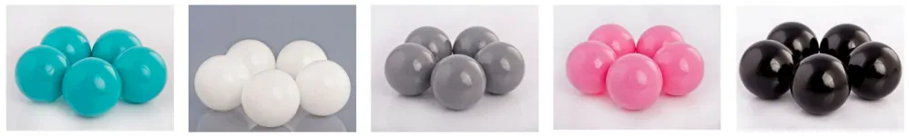 Plastové míčky do bazénku 500 ks MODERN 6 cm