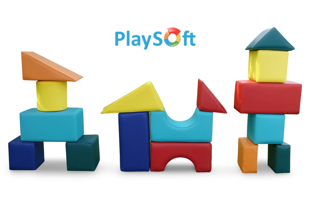 Molitanová stavebnice PlaySoft 16 ks KOŽENKA (20 cm) + DOPRAVA ZDARMA