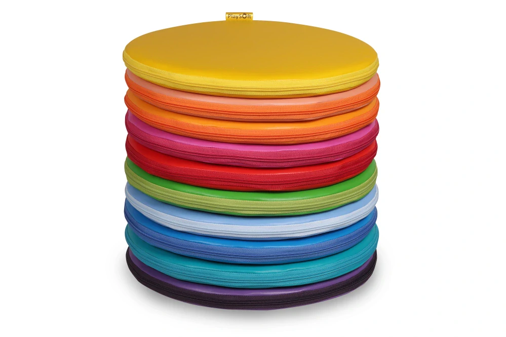 PODSEDÁKY PlaySoft kulaté (35 cm) 10 ks
