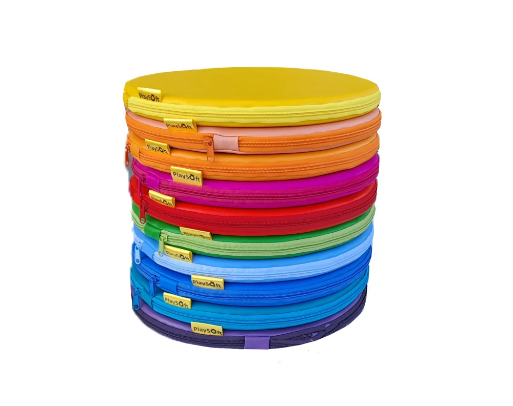 PODSEDÁKY PlaySoft kulaté (35 cm) 10 ks