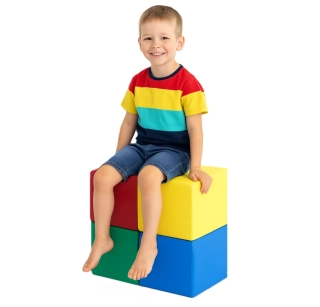 Molitanové KOSTKY PlaySoft 4 ks (30x30 cm)