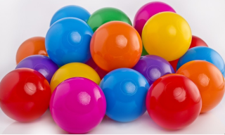 Plastové míčky do bazénku 400 ks PASTEL 7 cm