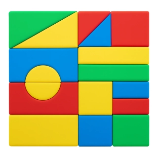 Molitanová stavebnice PlaySoft VELKÁ 17 ks KOŽENKA (30 cm) + DOPRAVA ZDARMA