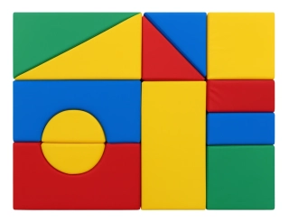 Molitanová stavebnice PlaySoft EXTRA VELKÁ 13 ks (40 cm) + DOPRAVA ZDARMA