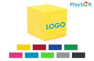 Velká molitanová KOSTKA PlaySoft vlastní POTISK 40x40 cm