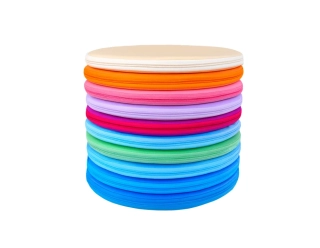 PODSEDÁKY PlaySoft kulaté PASTEL (35 cm) 10 ks