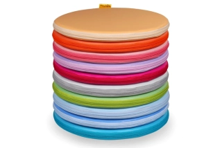 PODSEDÁKY PlaySoft kulaté PASTEL (35 cm) 10 ks