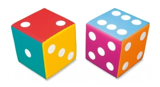 Molitanová KOSTKA Playsoft TEČKY