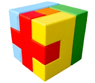 Molitanová sestava PlaySoft VELKÁ 3D KOSTKA 6 dílů + DOPRAVA ZDARMA