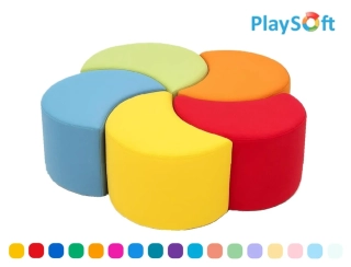 SEDACÍ ROZETA PlaySoft - molitanová modulární sestava 5 ks + DOPRAVA ZDARMA