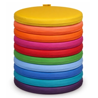 PODSEDÁKY PlaySoft PREMIUM kulaté (35x6 cm) 10 ks