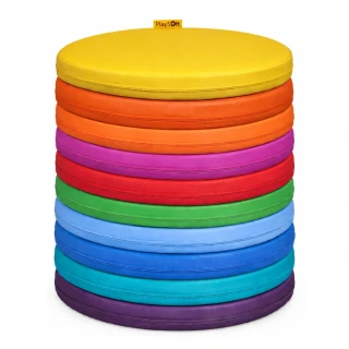PODSEDÁKY PlaySoft PREMIUM kulaté (35x6 cm) 10 ks