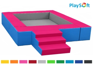 Molitanový bazén se schůdky PlaySoft 210x180 cm + DOPRAVA ZDARMA