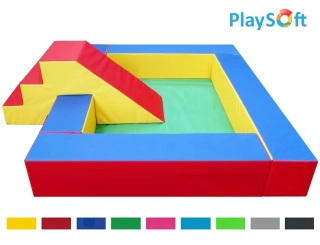 Molitanový bazén se skluzem PlaySoft 210x180 cm + DOPRAVA ZDARMA